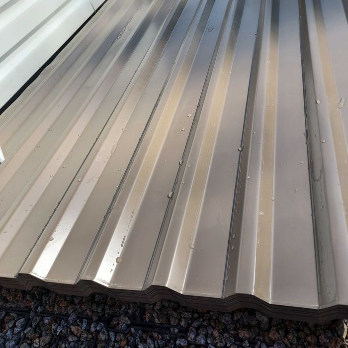 Blacha powlekana szara trapezowa na dach