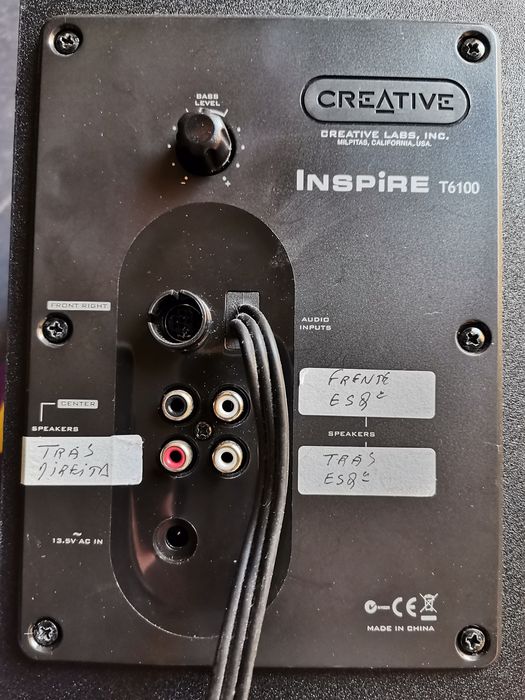 Sistema de som da Creative