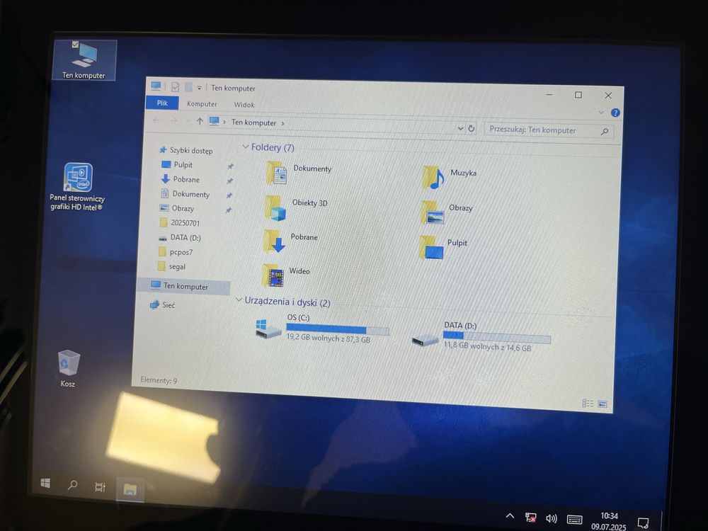 Nowitus Quant Pos panel dotykowy + monitor klienta Komputer