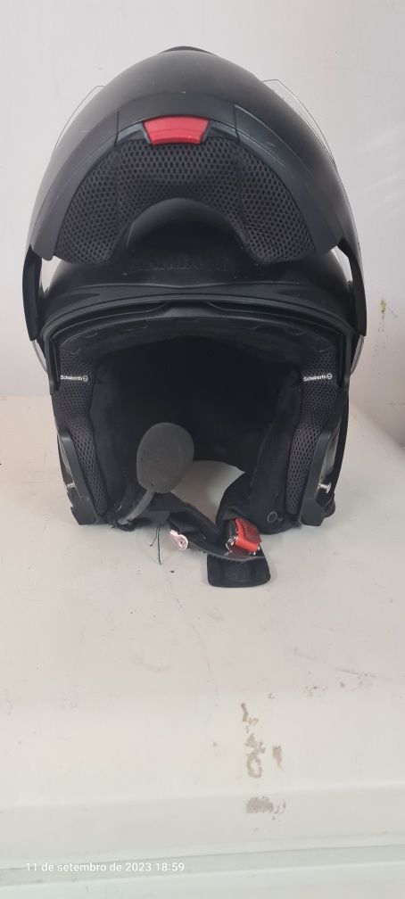 capacete Schubert C3 (tamanho XL)com intercomunicação Cardo integrado