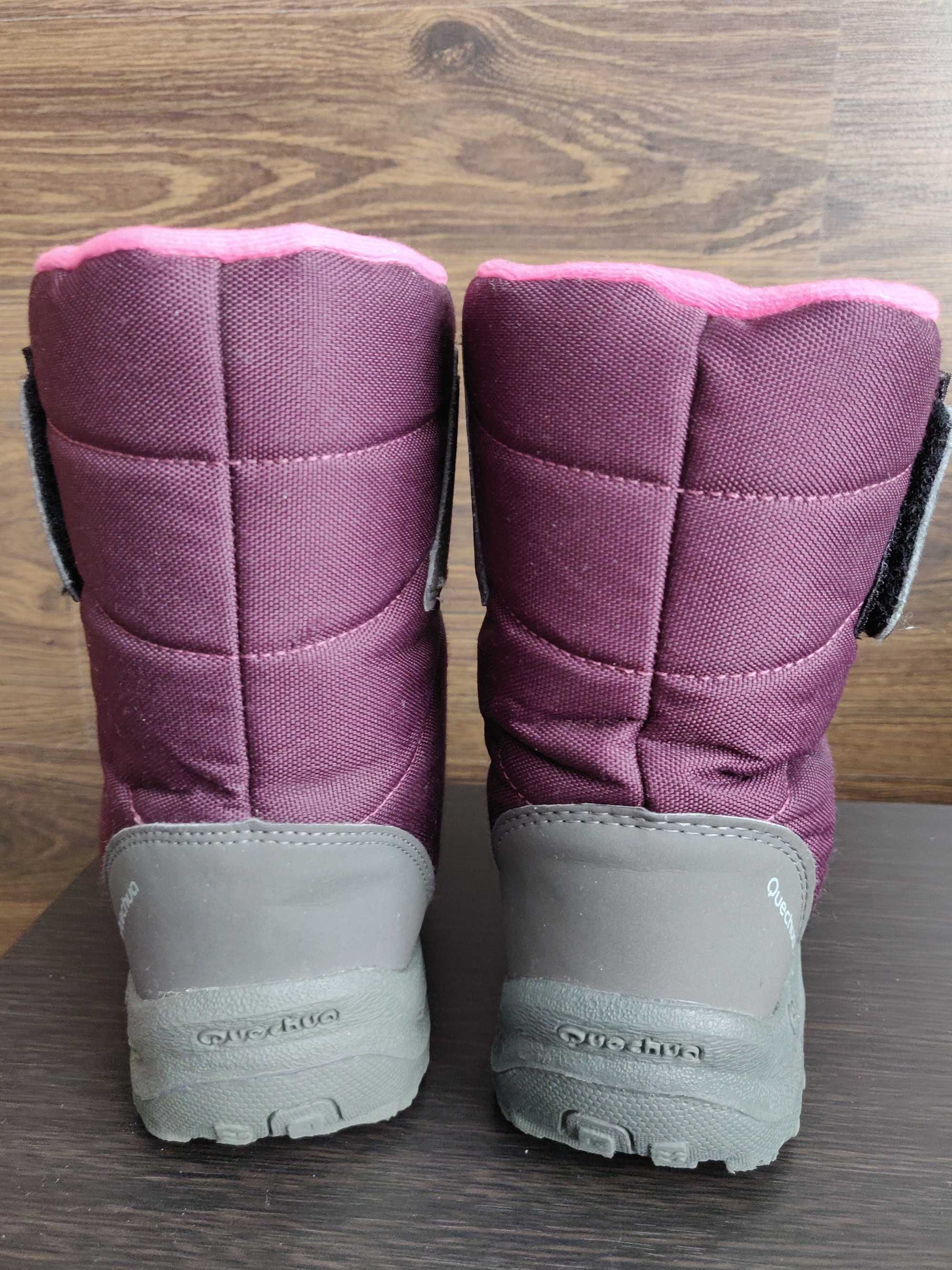 Сапоги /ботинки Decathlon Quechua waterproof р. 34 / 21,5 см.,марсала