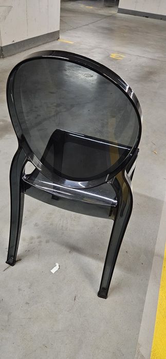 Krzesła plastikowe glamour 8 sztuk