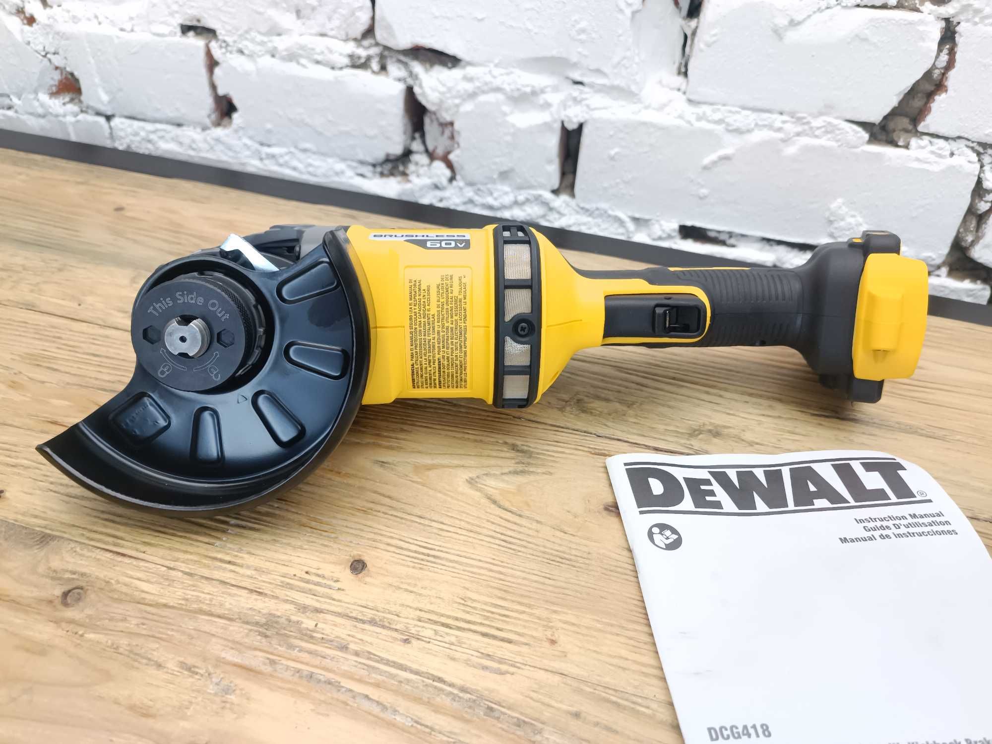 Акумуляторна болгарка DeWalt FLEXVOLT DCG418 60V з США Оригінал