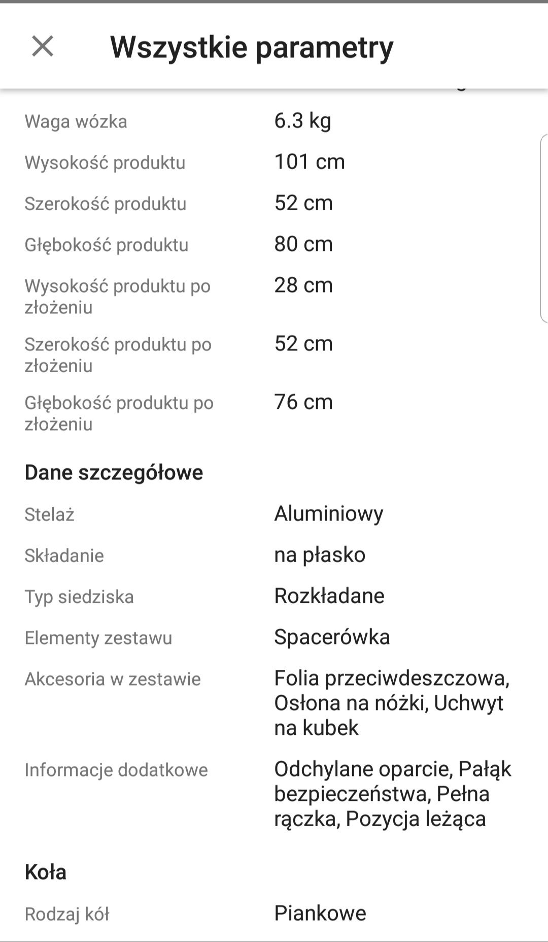 Wózek spacerówka składany, Baby cleaver design do 23kg