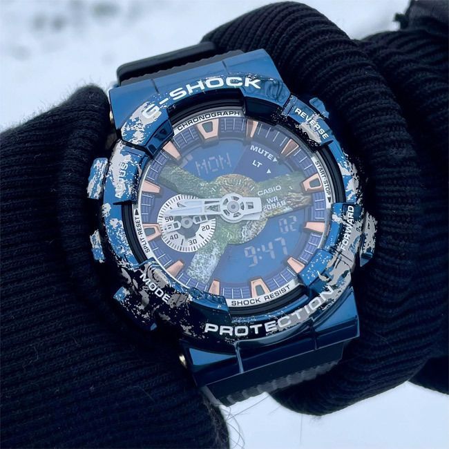 Часы Casio GM-110EARTH-1A ! Оригинал! Фирменная гарантия 2 года!