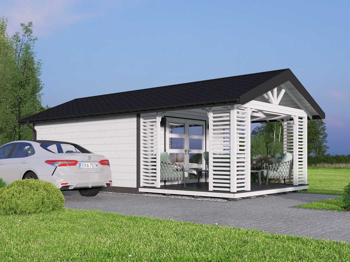 TERAZ -50% Altana 4x4 taras 4x3 DOMEK 4x7m domek 4x5 taras 4x2 MDN510