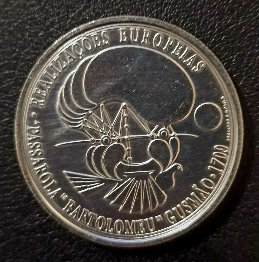 Moeda Prata 8€ A Passarola de Bartolomeu de Gusmão