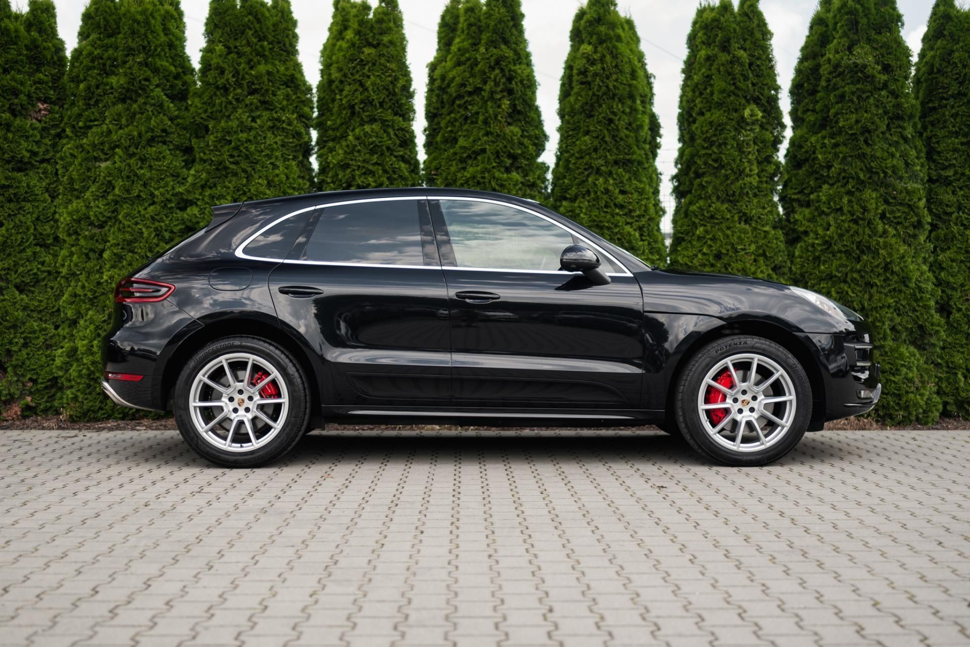 Porsche Macan Turbo, 3.6, V6, 400 KM, Bezwypadkowy, Serwis ASO, Kamery 360, BOSE