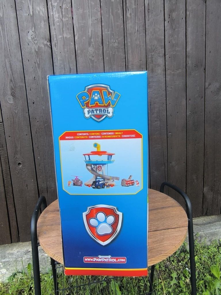 Psi Patrol Wieża Obserwacyjna Baza Główna + Pojazdy Z Figurkami