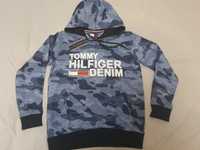 NOWA bluza z kapturem Tommy Hilfiger bluza kangur TH moro M uniseks