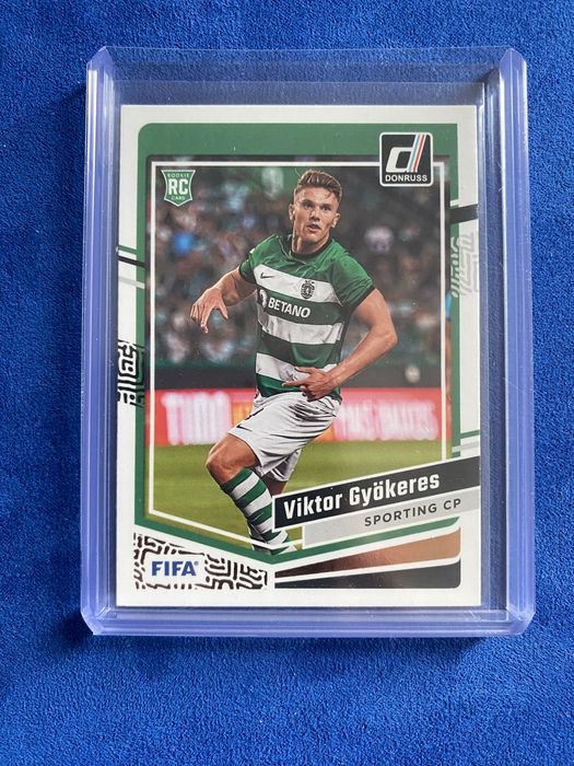 Carta Viktor Gyokeres Rookie Card Sporting SCP Donruss Panini