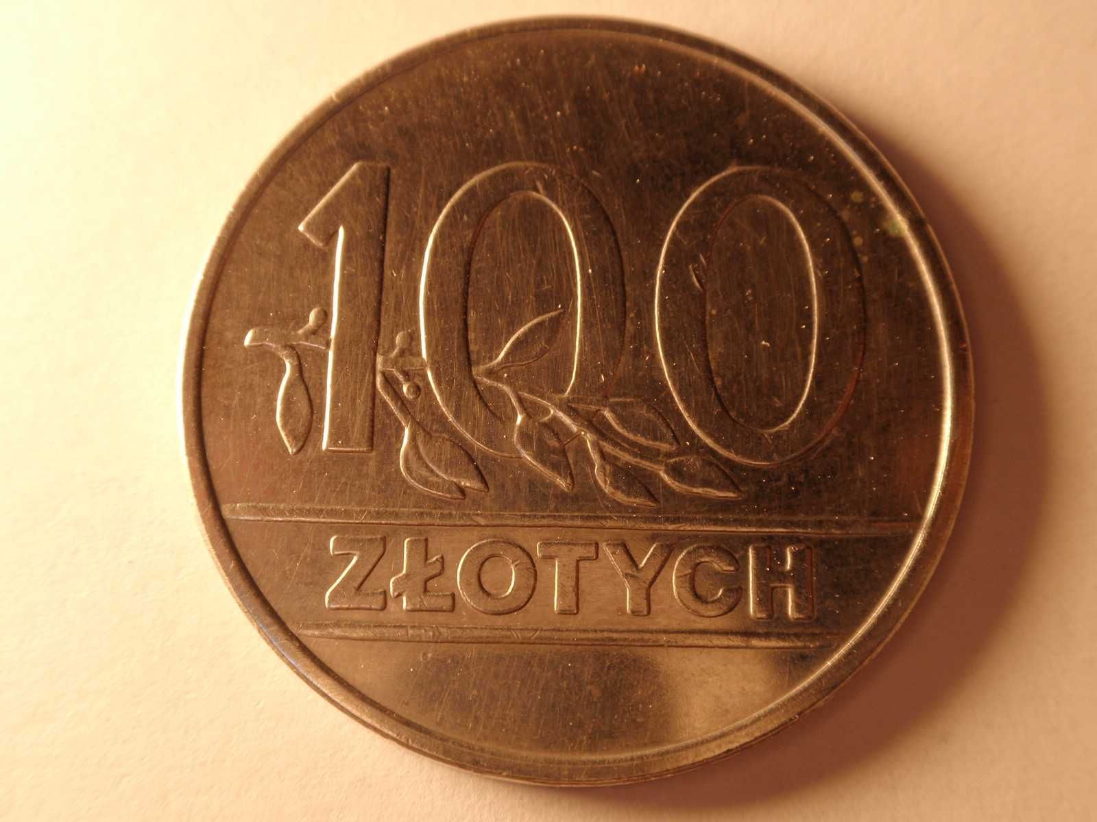 Moneta 100 zł z 1990 roku