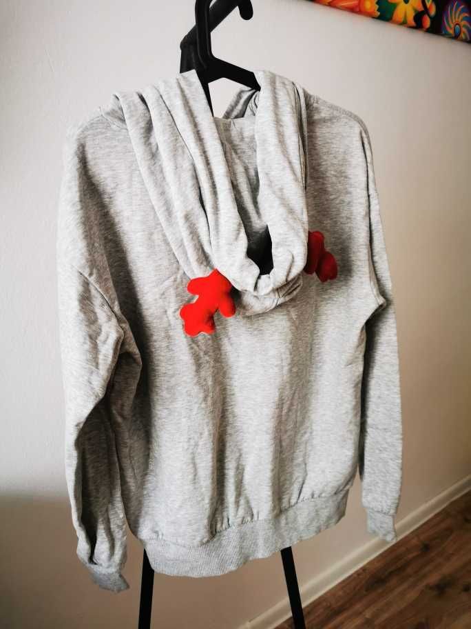 Nowa szara bluza świąteczna Boże Narodzenie Christmas Sinsay XS 34
