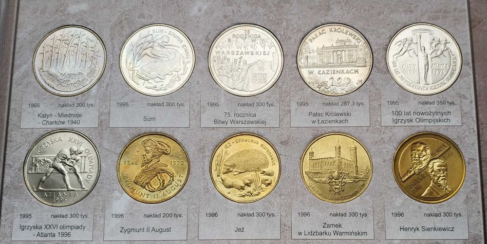 Komplet 2 zł NG 1995 - 2014 - 260 szt + 5 zł "Odkryj Polskę" - 21 szt