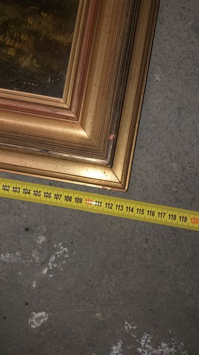 Duży obraz z ramą na płótnie