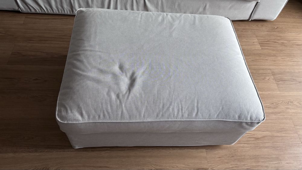 Sofá 3 Lugares e Repousa Pés Ikea Kivik