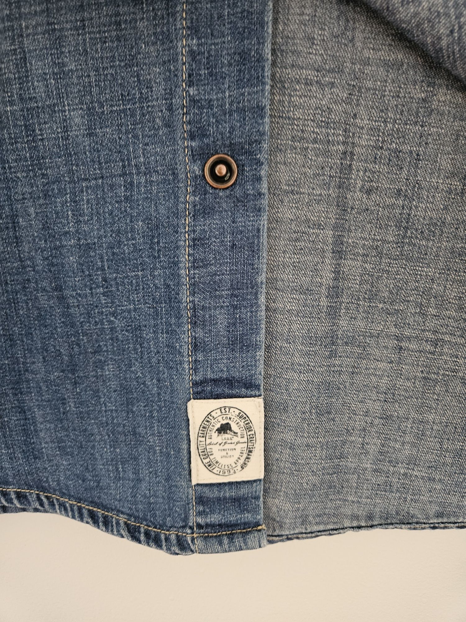 Koszula męska jeansowa H&M L.O.G.G rozmiar S
