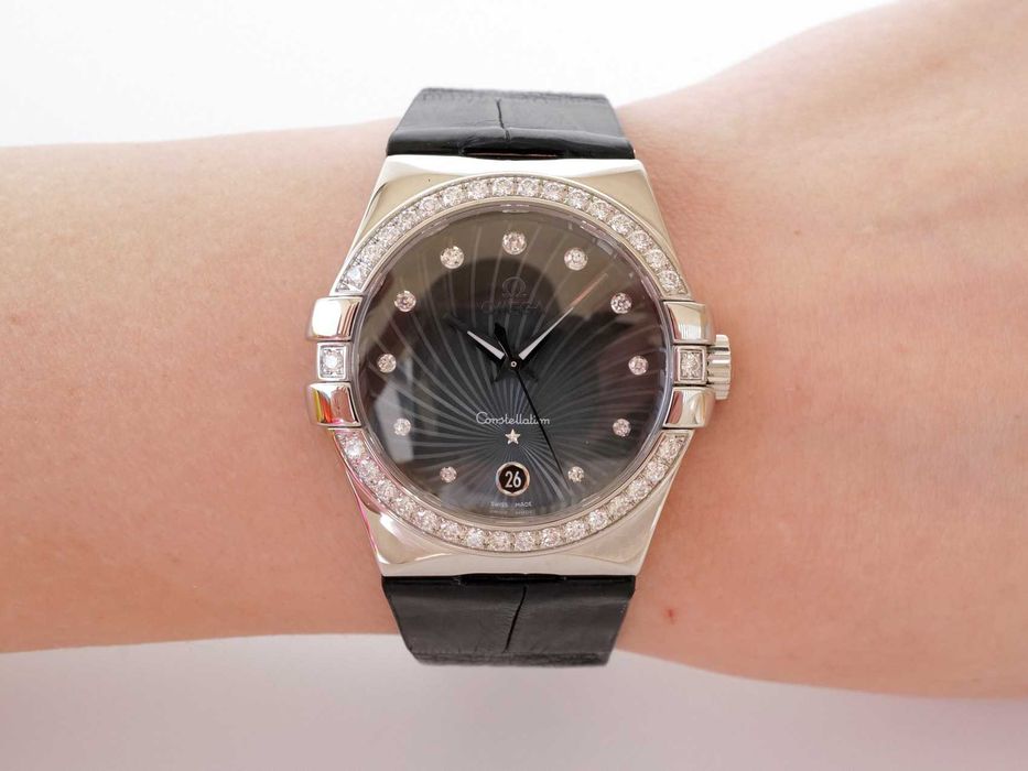Omega Constellation Diamonds Quartz 35mm