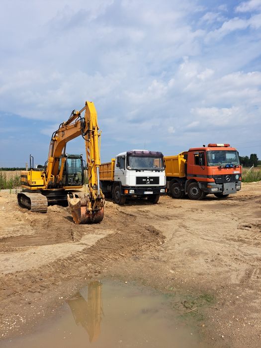 Uslugi Sprzętowe Niwelacje Wykopy Transport Koparka