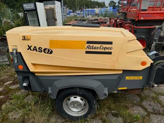 Kompresor śrubowy Atlas Copco XAS 47, netto: 27.000 PLN.