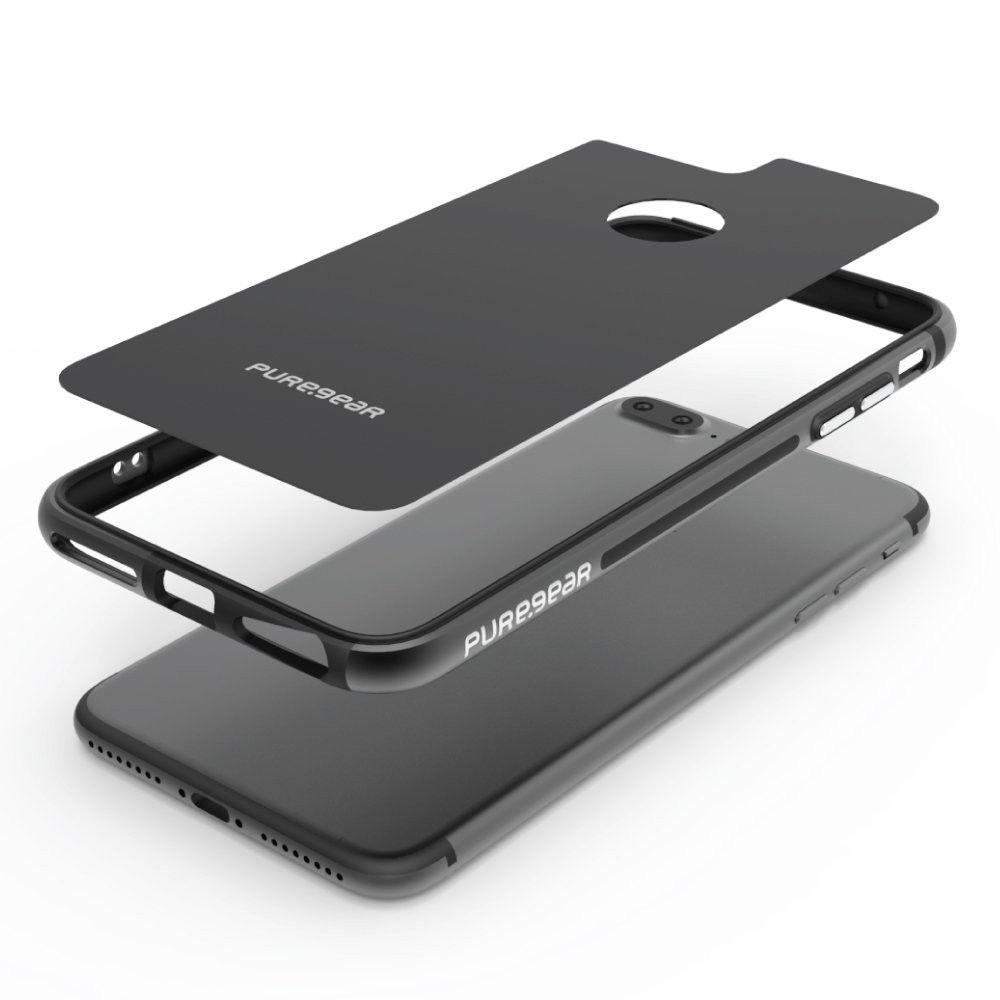 Etui PureGear iPhone 7 Plus / 8 Plus GlassBak 360 Black