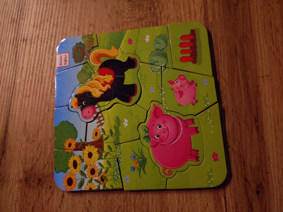 Układanka piankowa Wieś 16 elementów