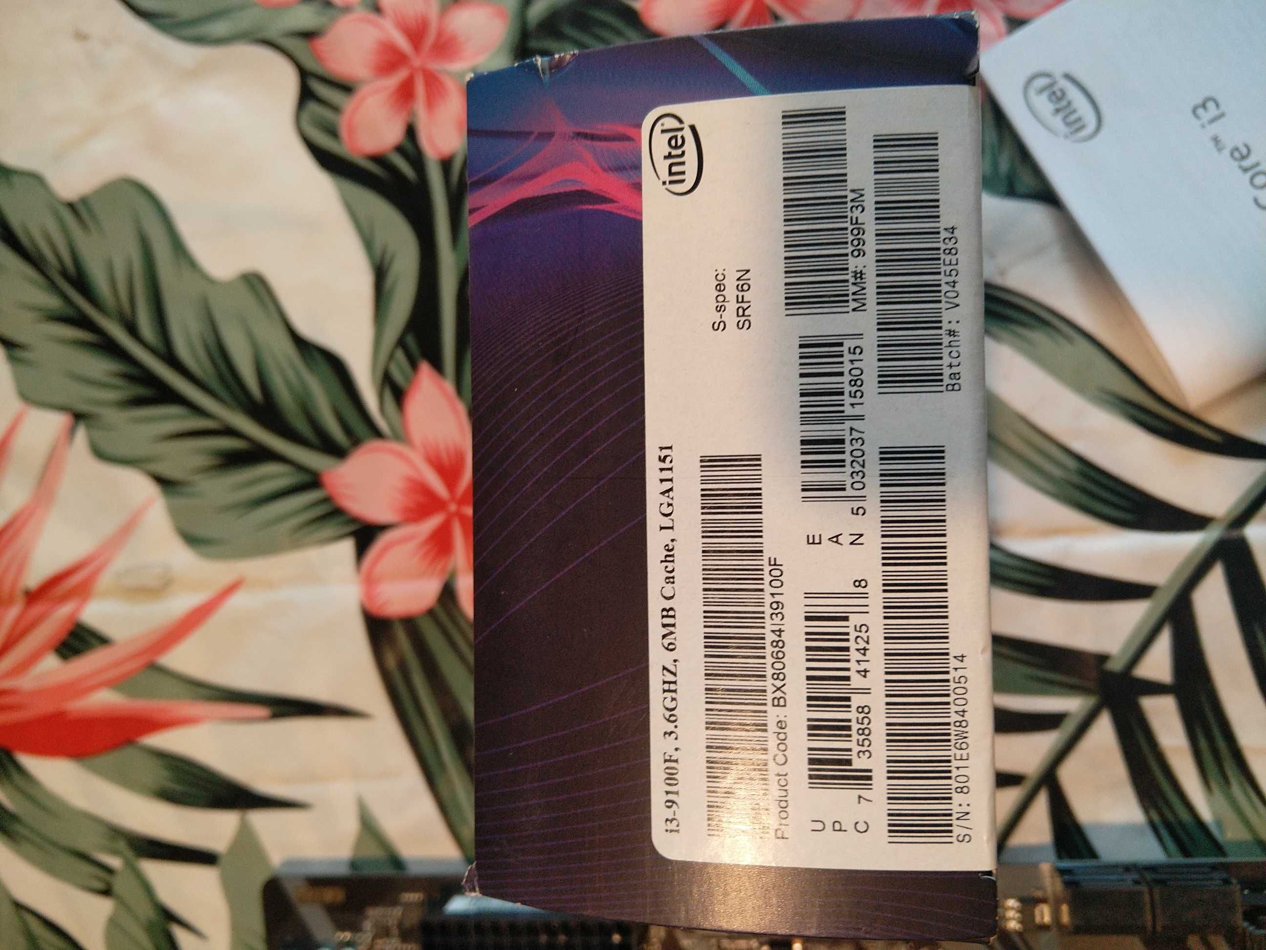 Płyta główna gigabyte B365 HD3 procesor I3-9100f 8GB RAM