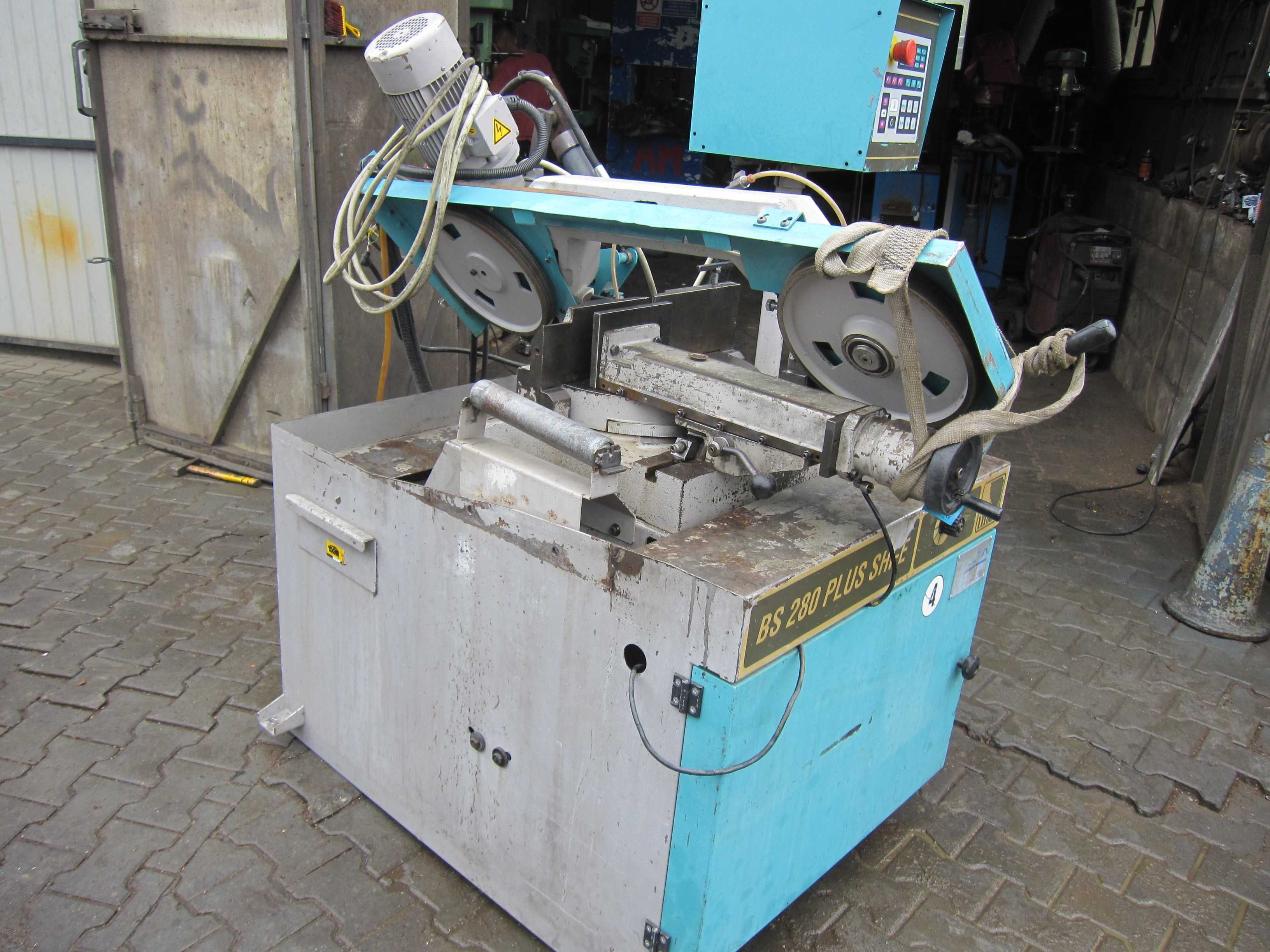 Piła taśmowa do metalu IMET BS 280 hydrauliczna uszkodzona
