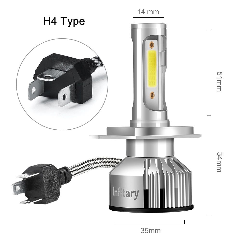 Lâmpadas Led Auto - H1 -H4 - H7 - H8 - H11