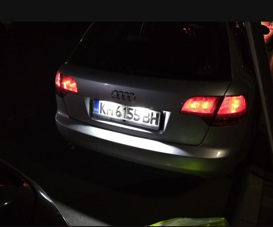 LED подсветка номера Audi Ауди A3 A4 A6 Q7