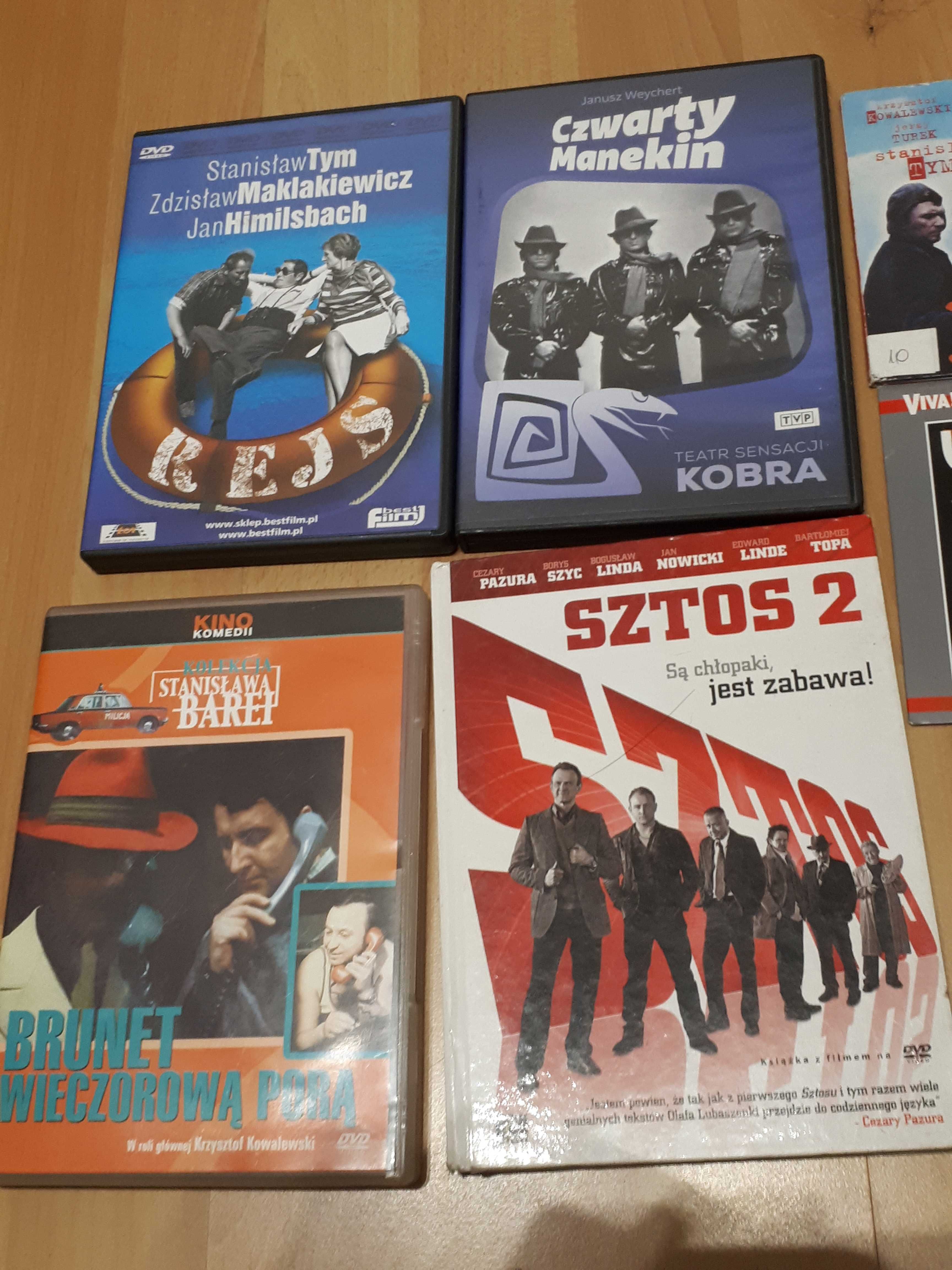 Filmy Polskie DVD - 10 sztuk