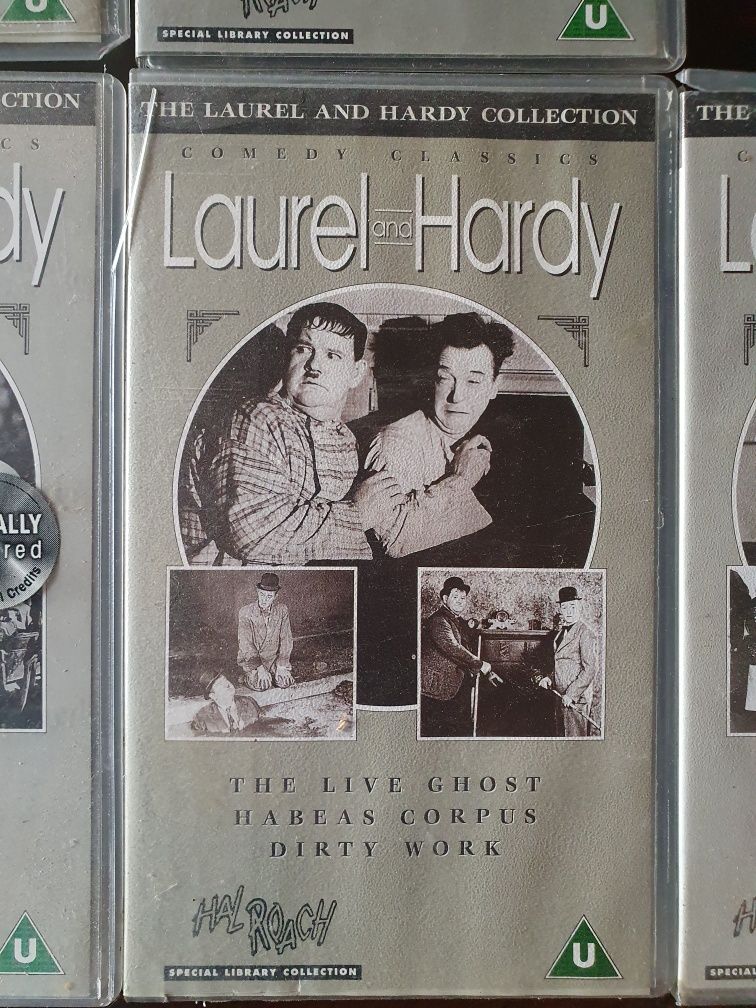 VHS Laurel and Hardy / Bucha e estica