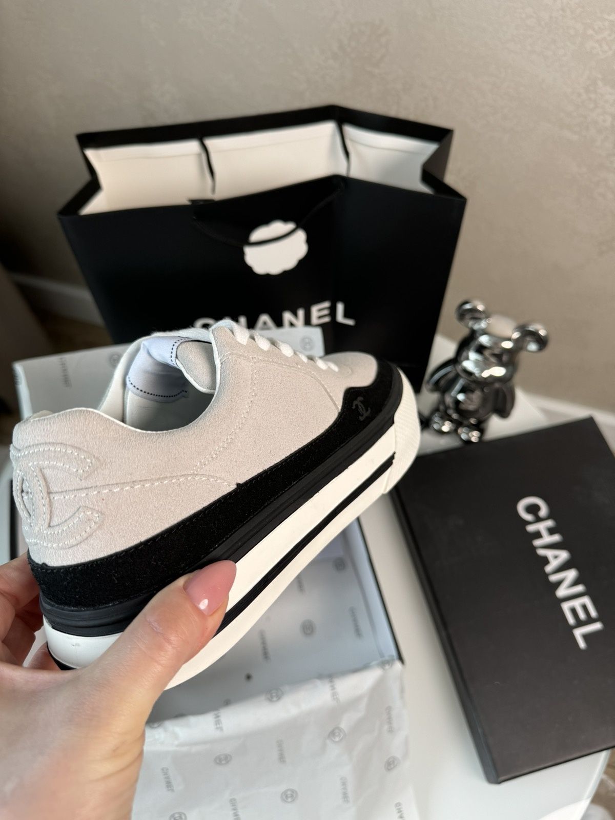 Кеди Chanel.Кеди на платформі