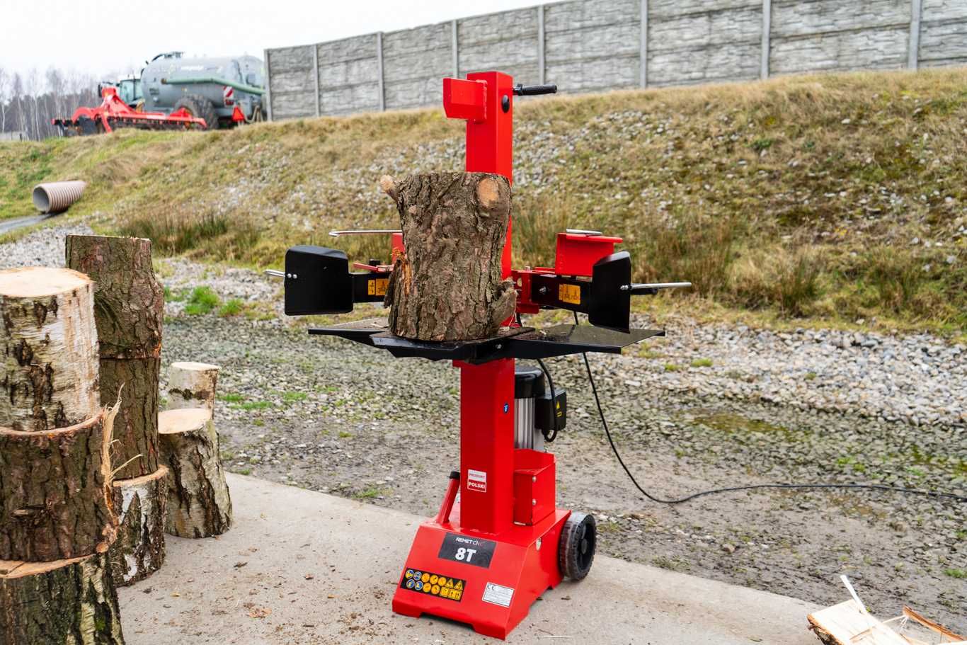 Łuparka hydrauliczna 8 TON == cena brutto