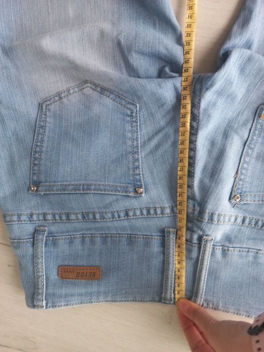 Jeans spodnie proste nogawki L/XL