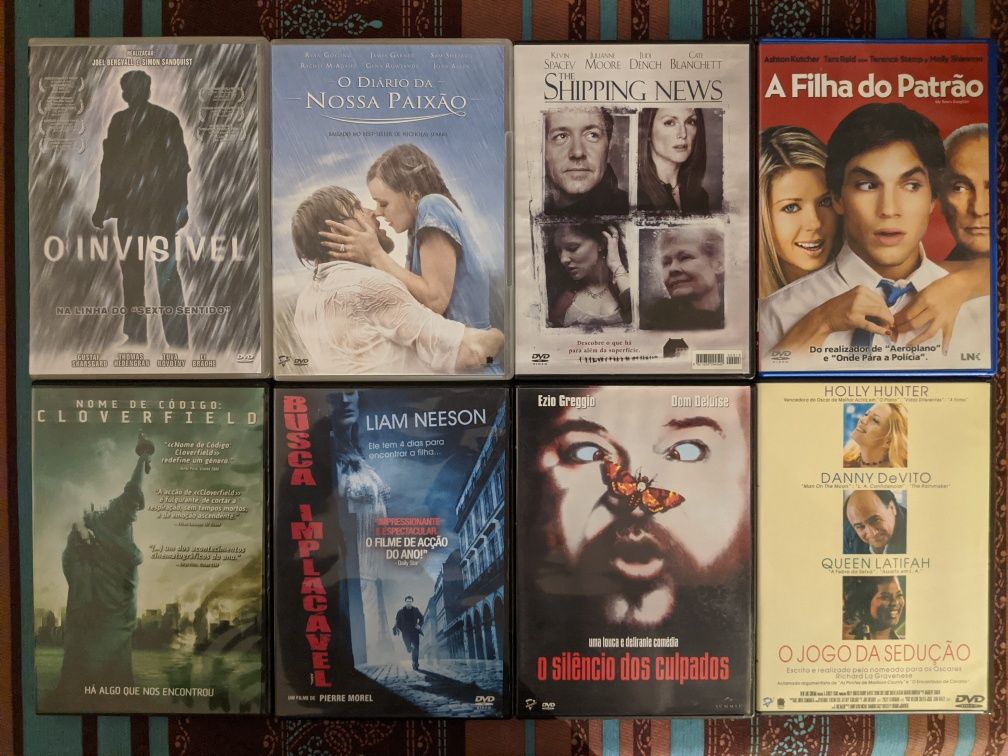 Vários DVDs à escolha (filmes e documentários)