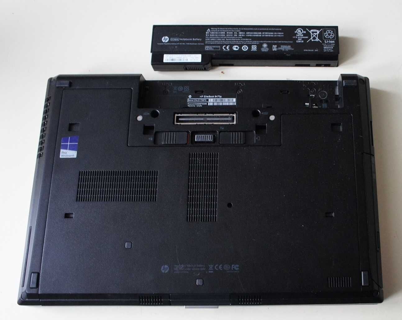 Laptop HP Elitebook 8470p - Intel i5, 8GB ram, dysk 1TB