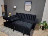 Sofá cama cinza chaise longue + envío gratis