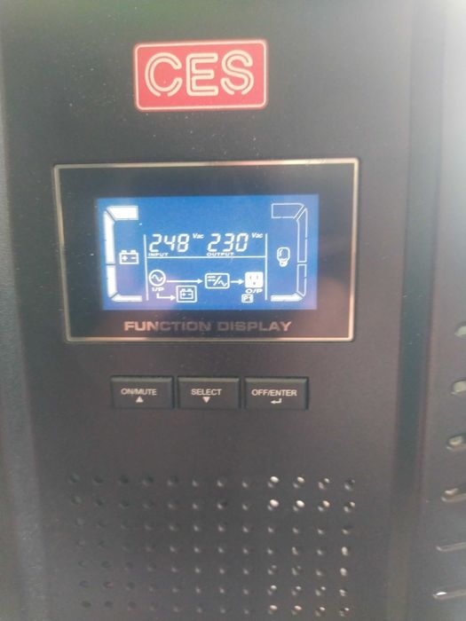 Profesjonalny UPS CES GX3000 / zasilacz awaryjny / Nowe akumulatory