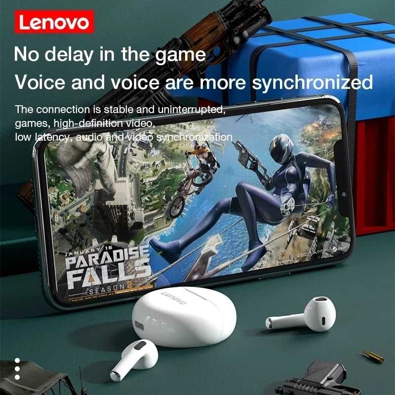 Безпровідні навушники Lenovo гарнітура 100% оригінал