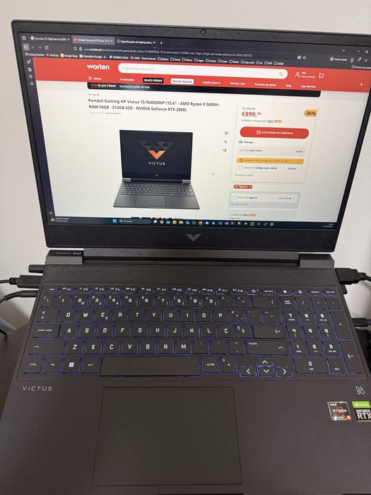Vendo ou troco Portatil Gaming Victus 15