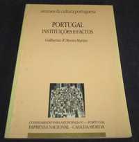 Livro Portugal Instituições e Factos Oliveira Martins