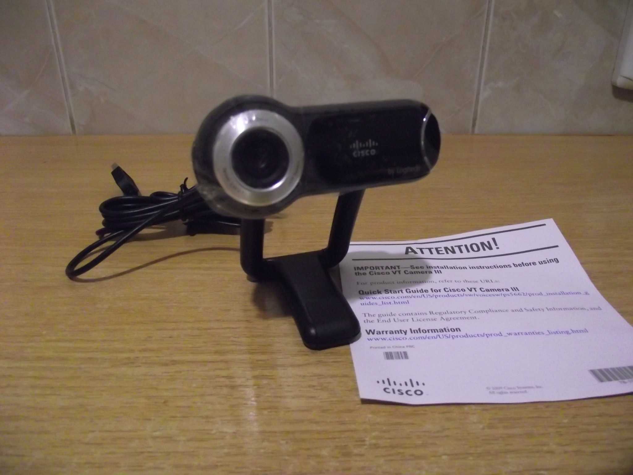 Веб-камера Logitech QuickCam Pro 9000 OEM (Cisco VT Camera III CUVA-V3