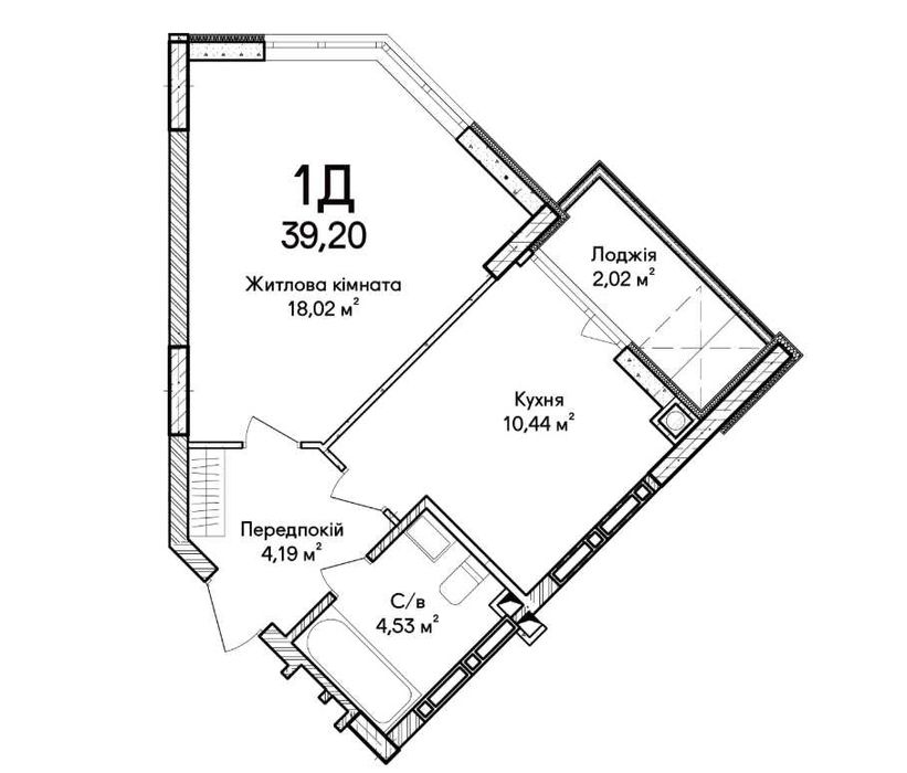 1к біля річки! Є розстрочки, без доплат, 43 794 грн платіж щомісяця!