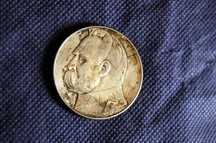 Stara moneta 10 złotych Piłsudski 1936 rok.