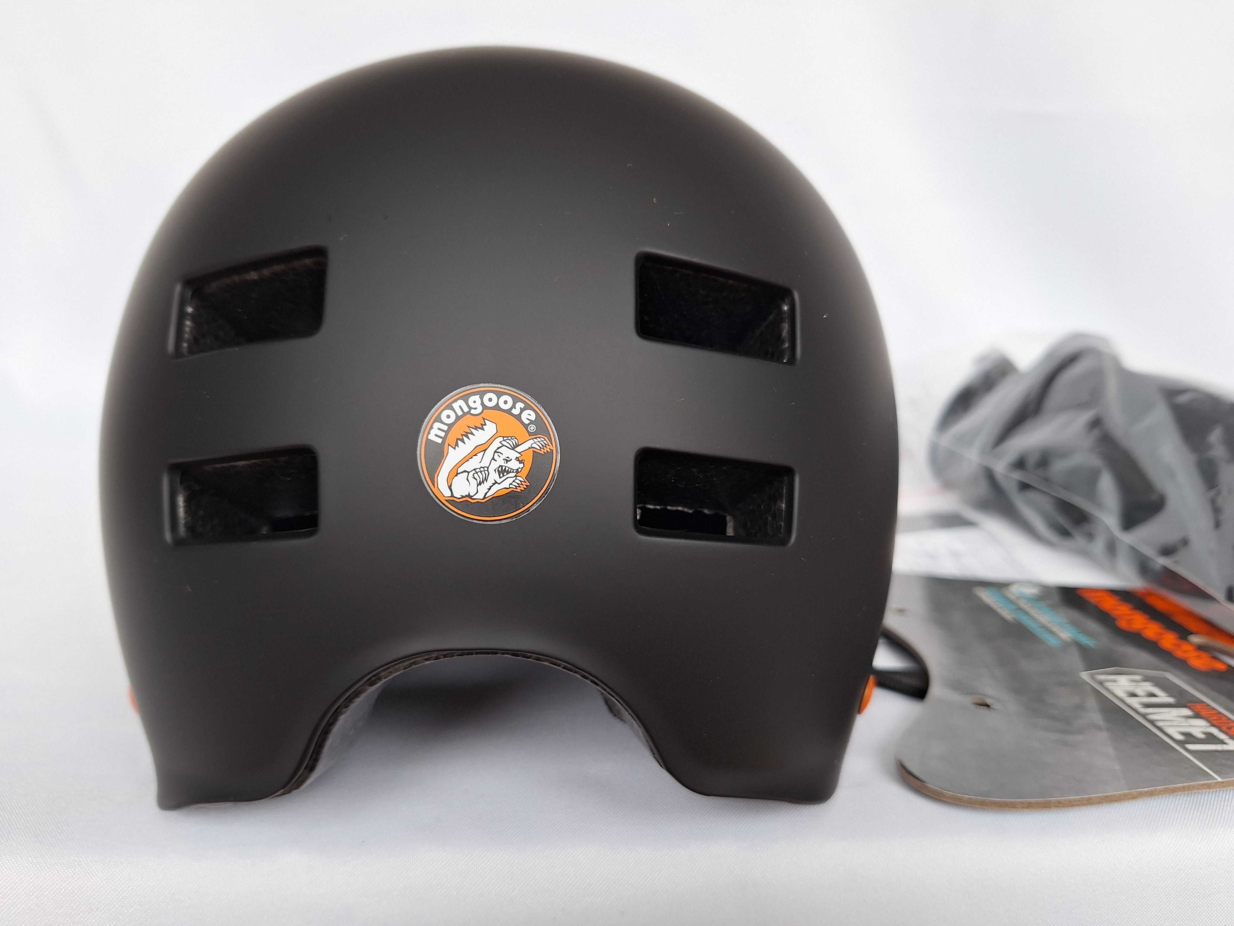Kask rowerowy Mongoose MG BMX Helmet Black M 56-59cm BMX Skate