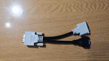Кабель конвертер DVI-VGA