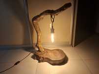 Lampka nocna, lampa do biura na biurko w stylu rustykalnym, industrial