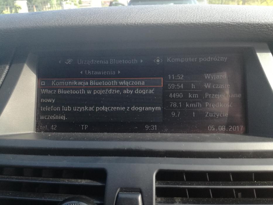 Montaż modułu Bluetooth Mulf Nawigacja BMW polskie menu naprawa DOJAZD