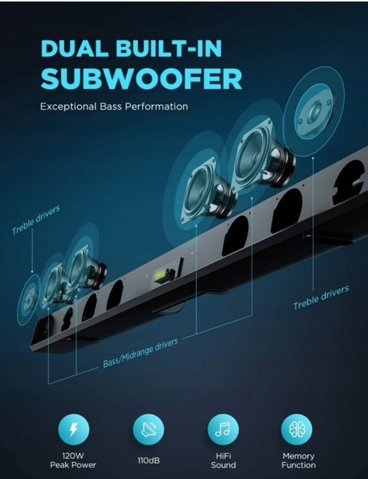 Soundbar Bomaker Odine III 120wat